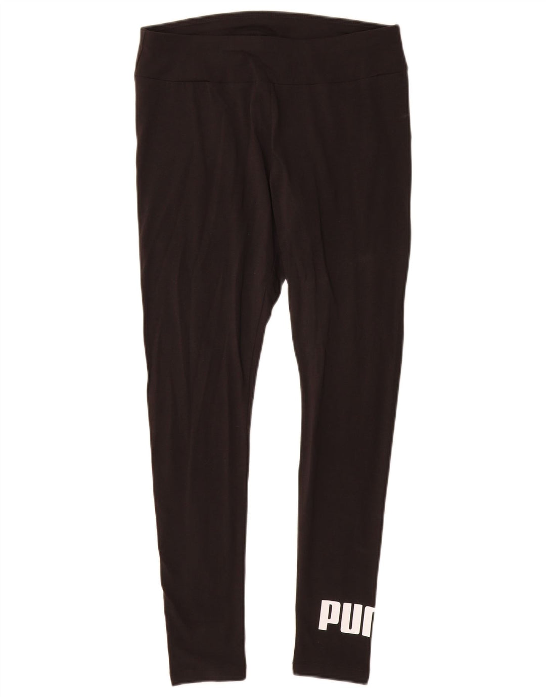 Damskie legginsy z grafiką PUMA UK 12, średnie czarne, bawełniane