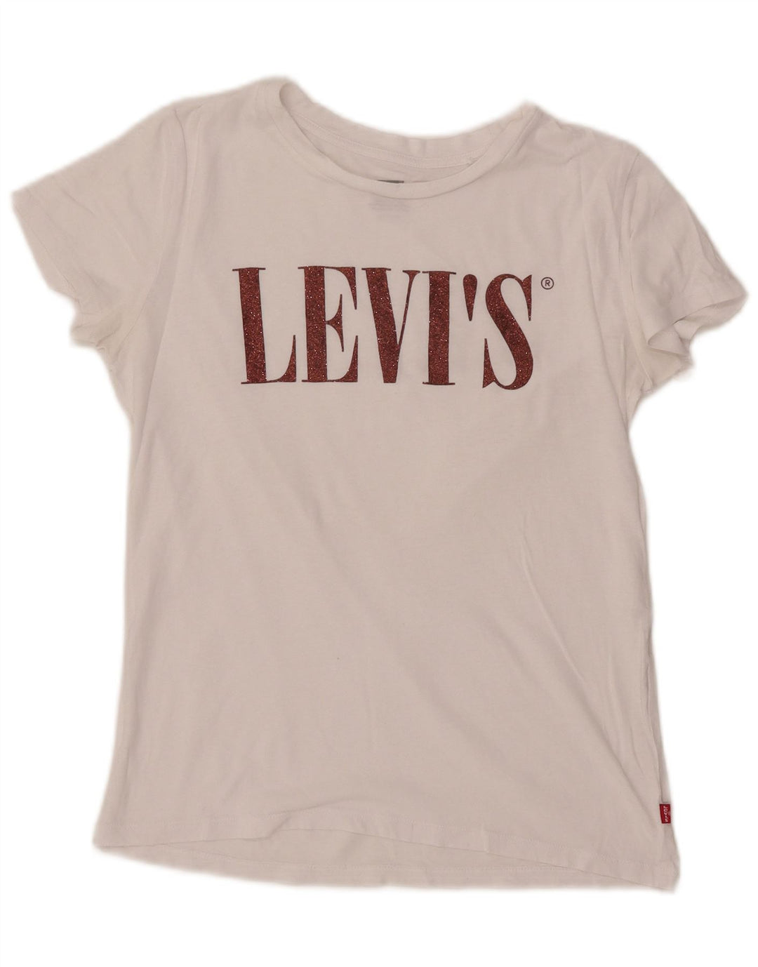 Damska koszulka z grafiką LEVI'S Top UK 10 Small White
