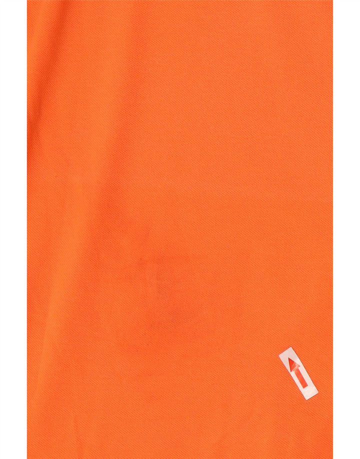 Męska koszulka polo Sun68 2XL Pomarańczowa, bawełniana