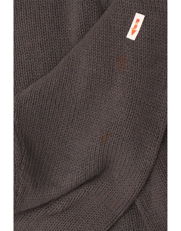 Męski sweter rozpinany North Sails z zamkiem błyskawicznym, mały, szary, bawełniany