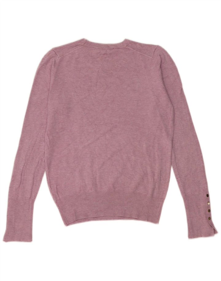 Sweter damski Zara z okrągłym dekoltem UK 8, mały róż