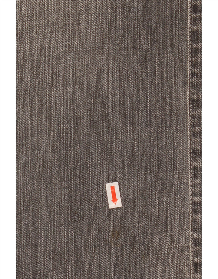 Damskie proste dżinsy Trussardi W29 L30 Szara bawełna