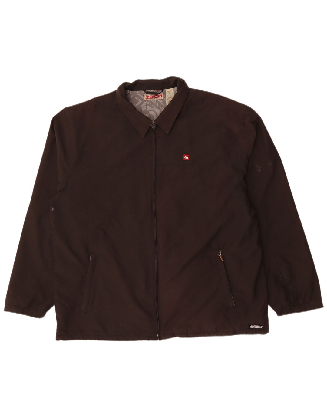 Męska kurtka bomber Quiksilver UK 44 2XL Brązowy poliester