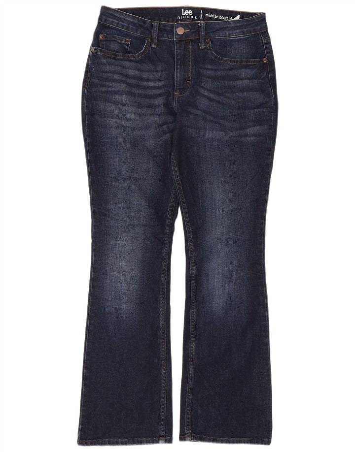Damskie jeansy Lee Mid Rise Bootcut US 8 Medium W30 L27 Granatowa bawełna