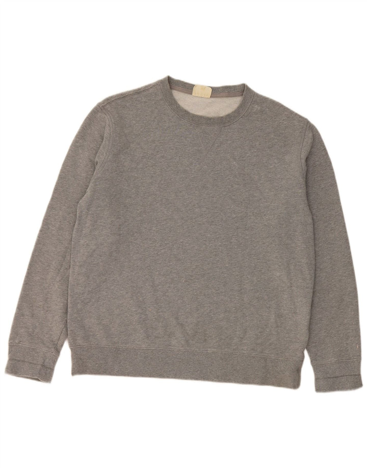 Marks & Spencer Męski sweter, duży, szary, bawełniany