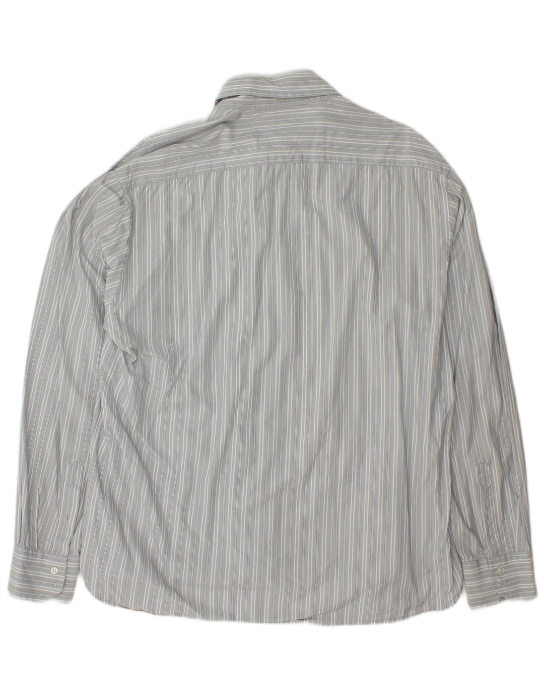 Koszula męska TOMMY HILFIGER XL, szara, bawełniana w paski