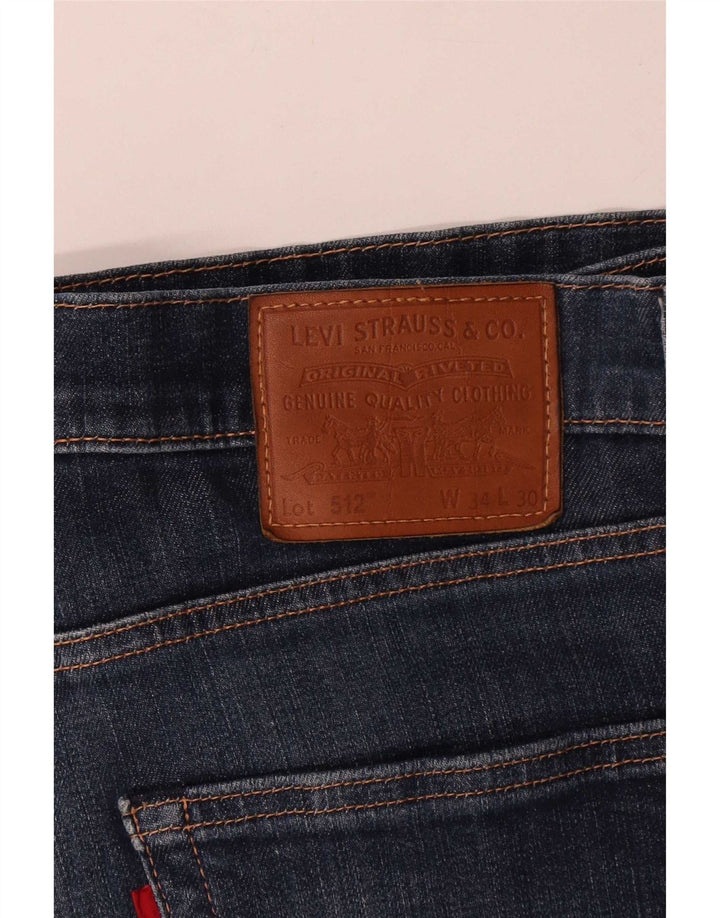 Męskie jeansy Levi's 512 Slim Tapered W34 L30 Niebieskie