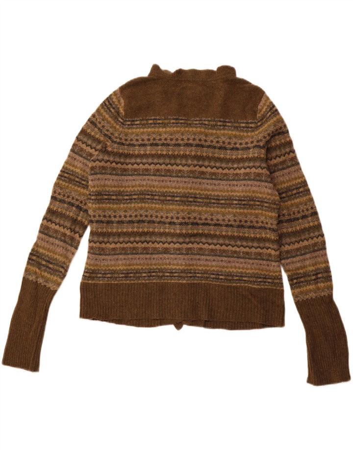 Sweter damski Eddie Bauer Petite Cardigan UK 14, duży, zielony, z owczej wełny