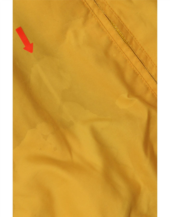 Męska kurtka bomberka z kapturem Slam UK 44 2XL Żółty poliester z blokami kolorów