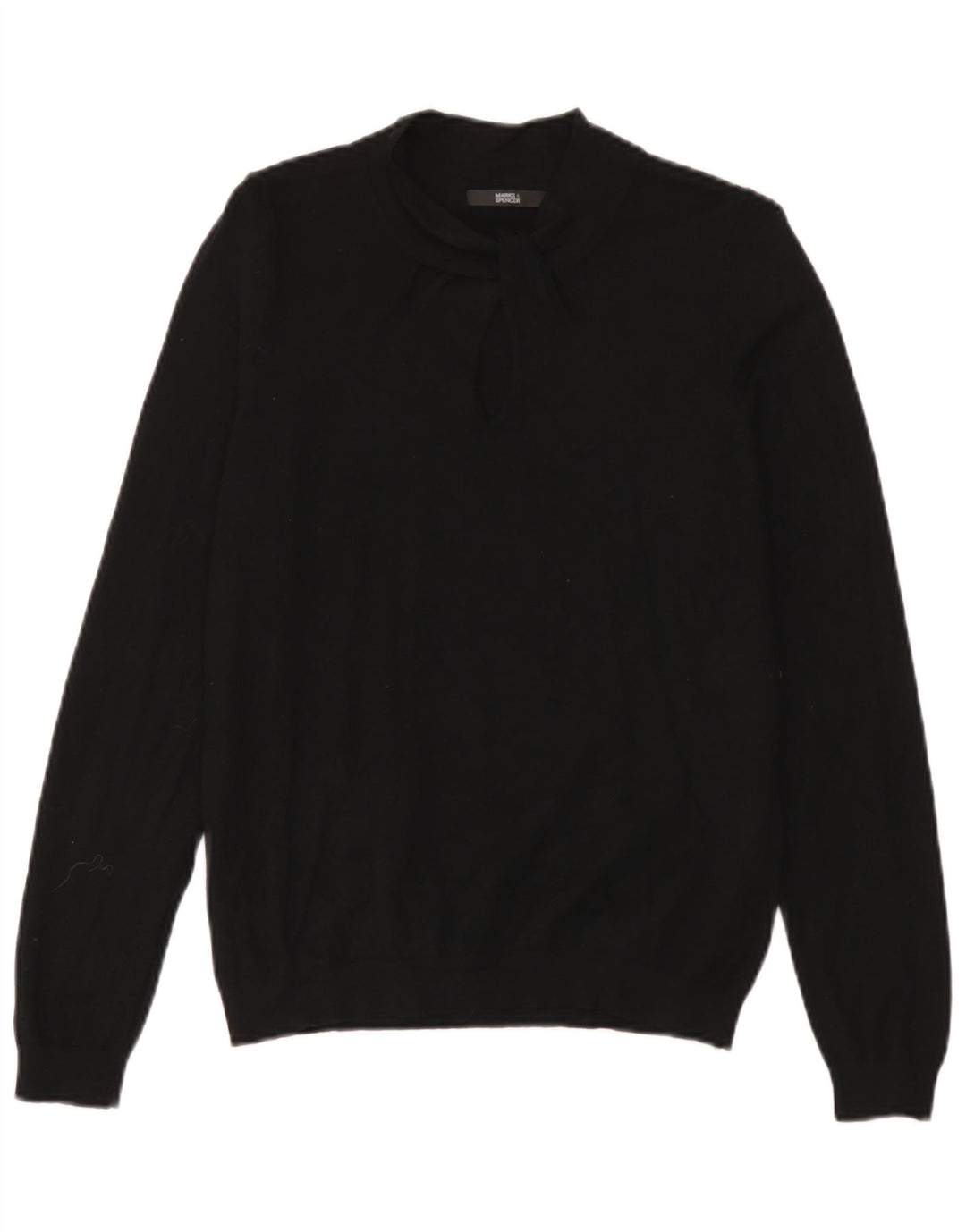 Marks & Spencer Damski sweter z golfem UK 14, średni czarny