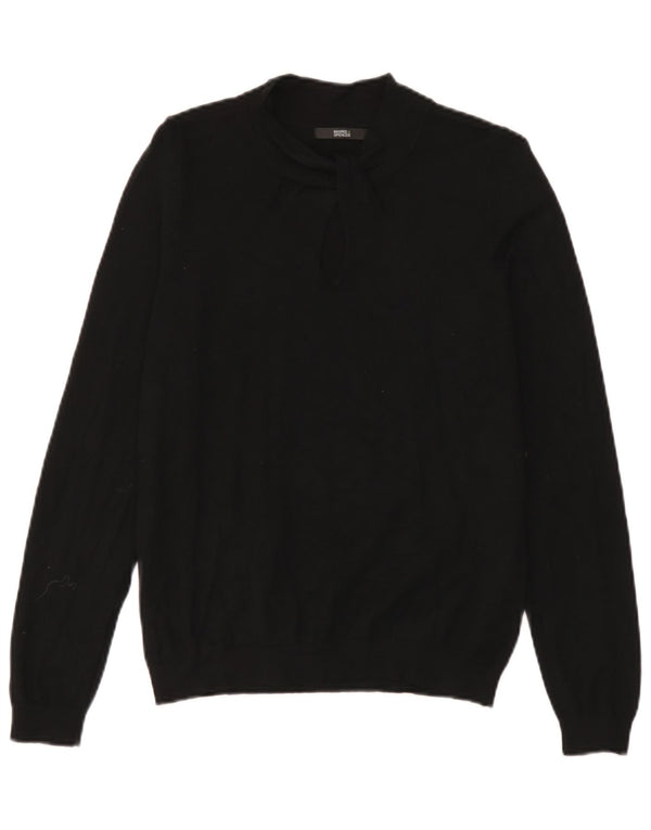 Marks & Spencer Damski sweter z golfem UK 14, średni czarny