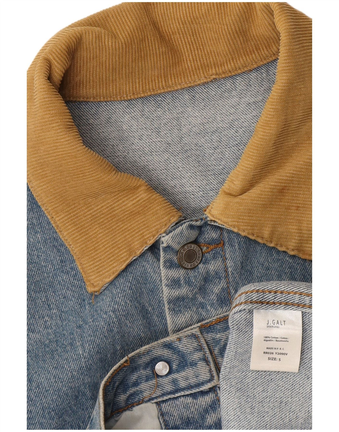 J.Galt Męska kurtka dżinsowa UK 36 Small Blue Cotton