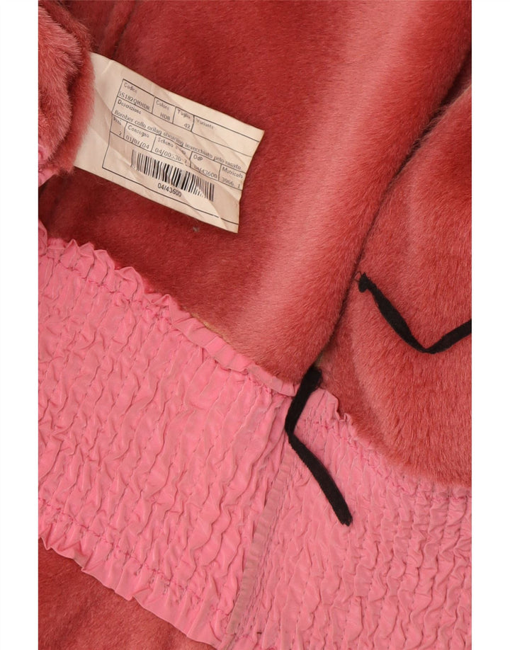 Damska kurtka skórzana ERMANNO SCERVINO IT 42 Skóra w kolorze średniego brązu