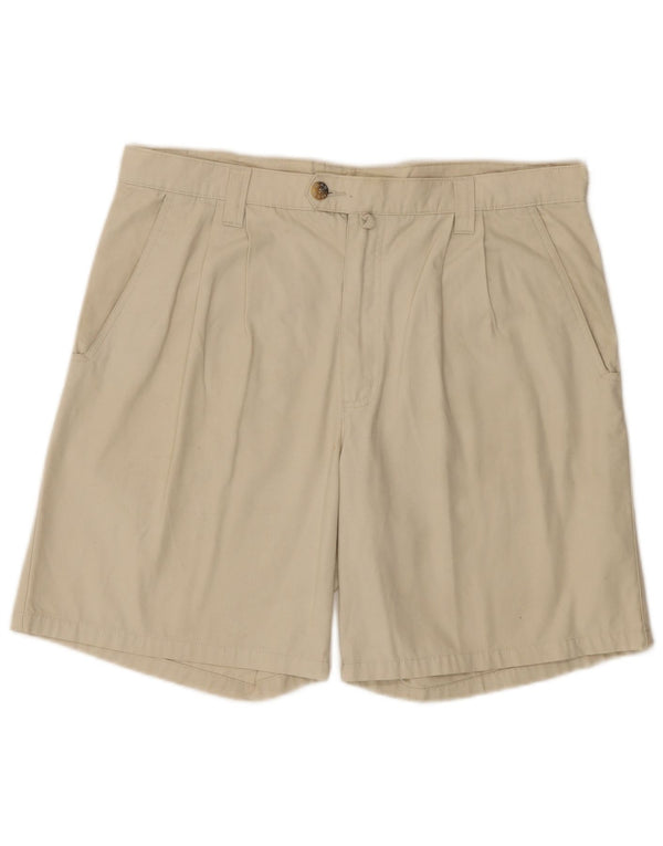 Slam Mens Pegged Chino Shorts IT 52 XL W36  Beige Cotton