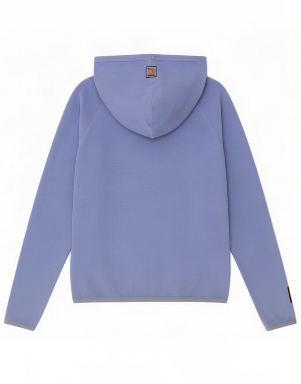 Gas Damski sweter polarowy z kapturem UK 10 Small Niebieski Poliester