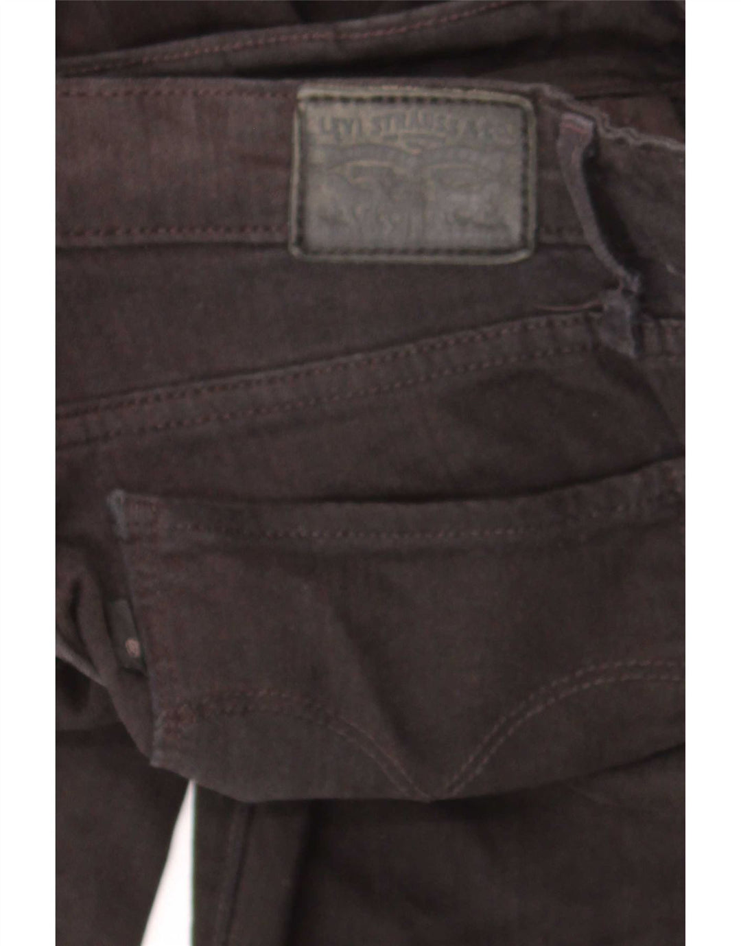 Damskie jeansy Levi's 712 Slim W26 L30 Czarna bawełna