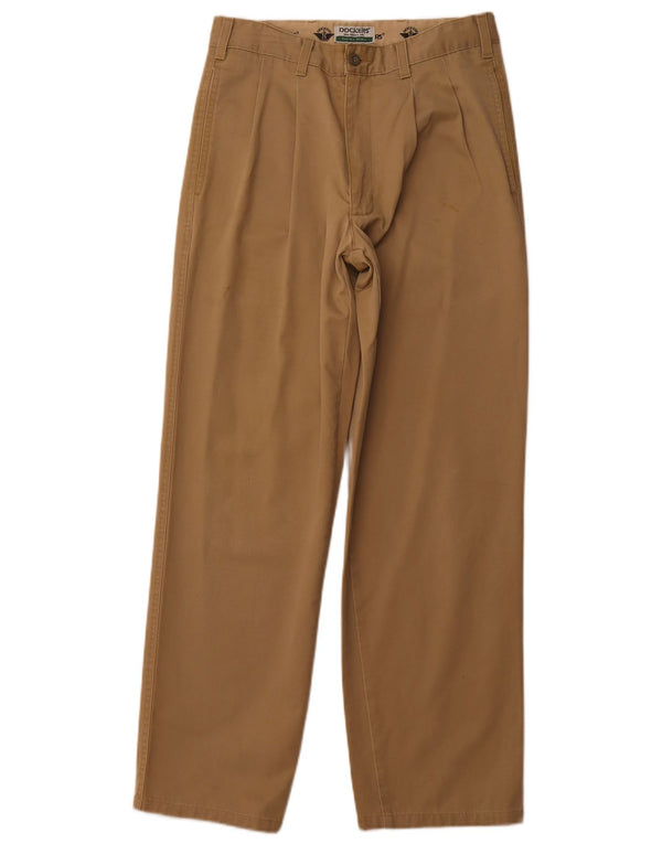 DOCKERS Męskie spodnie chino w kolorze khaki W30 L32 Beżowa bawełna