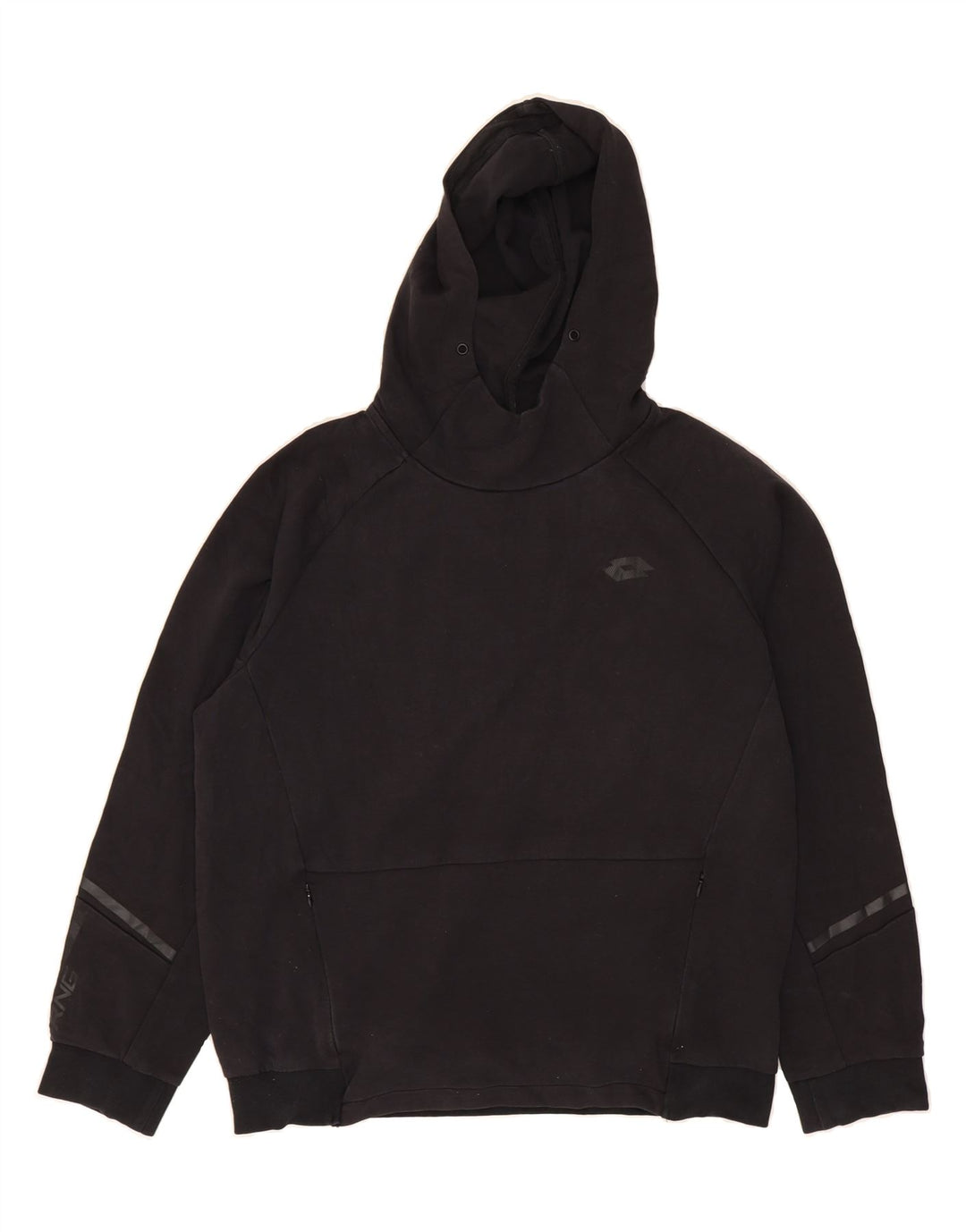 LOTTO Mens Hoodie Jumper Large Black Cotton Vintage Lotto and Second-Hand Lotto from Messina Hembry 