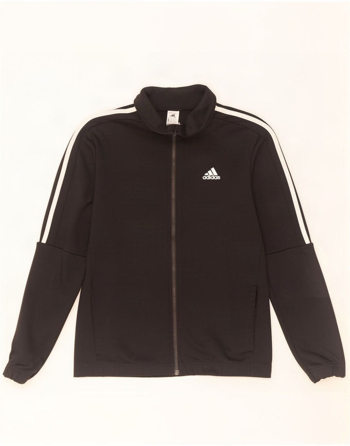 Męska kurtka dresowa Adidas UK 38/40 Średni czarny poliester
