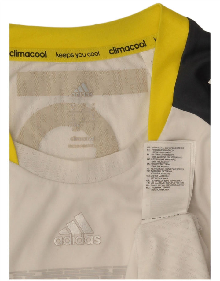 Męska koszulka Adidas Climacool Graphic Top Medium White Colorblock