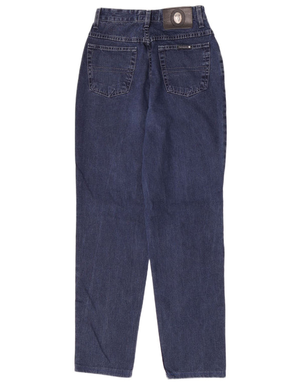 Damskie jeansy Trussardi z wysokim stanem IT 43 Medium W29 L29 granatowe