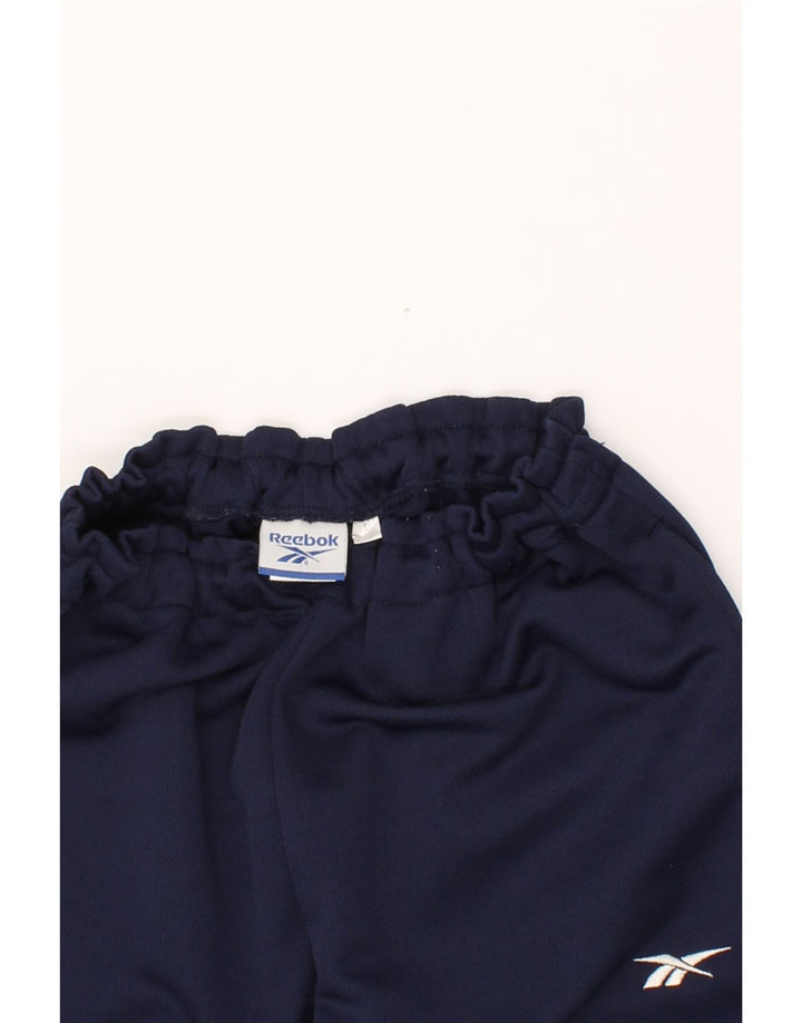 REEBOK Womens Tracksuit Trousers UK 0 2XS  Navy Blue Polyester Vintage Reebok and Second-Hand Reebok from Messina Hembry 