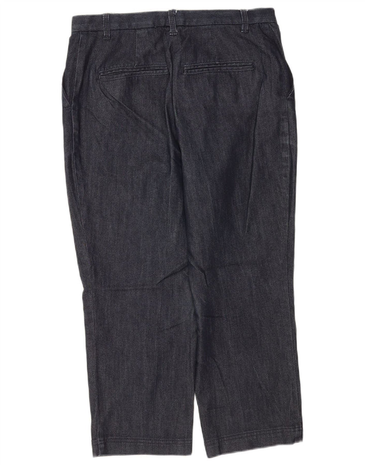 Spodnie damskie Capri Marks & Spencer UK 12 Medium W30 L22 Granatowe