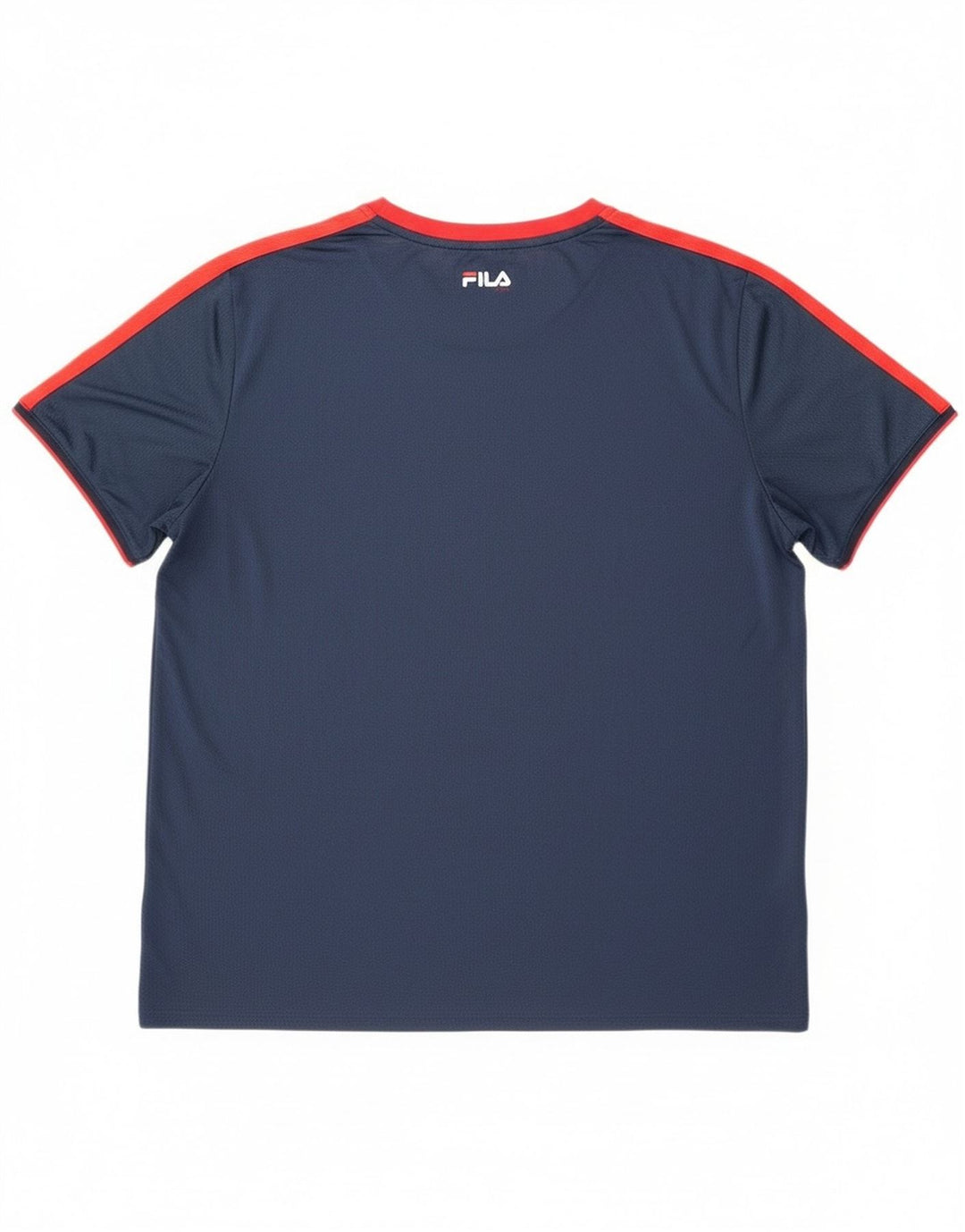 T-shirt męski Fila Top 2XL Granatowy poliester z blokami kolorów