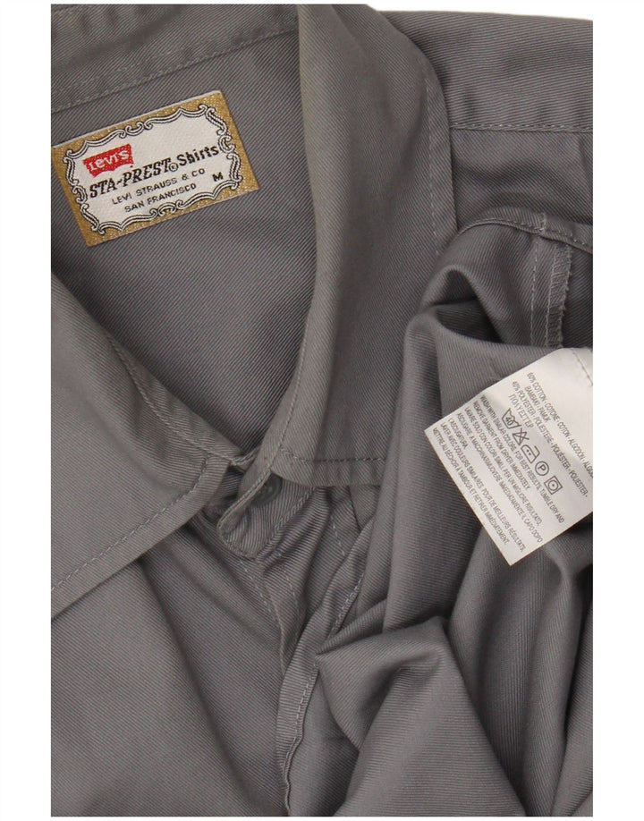Koszula męska Sta-Prest Levi's, średnioszara, bawełniana