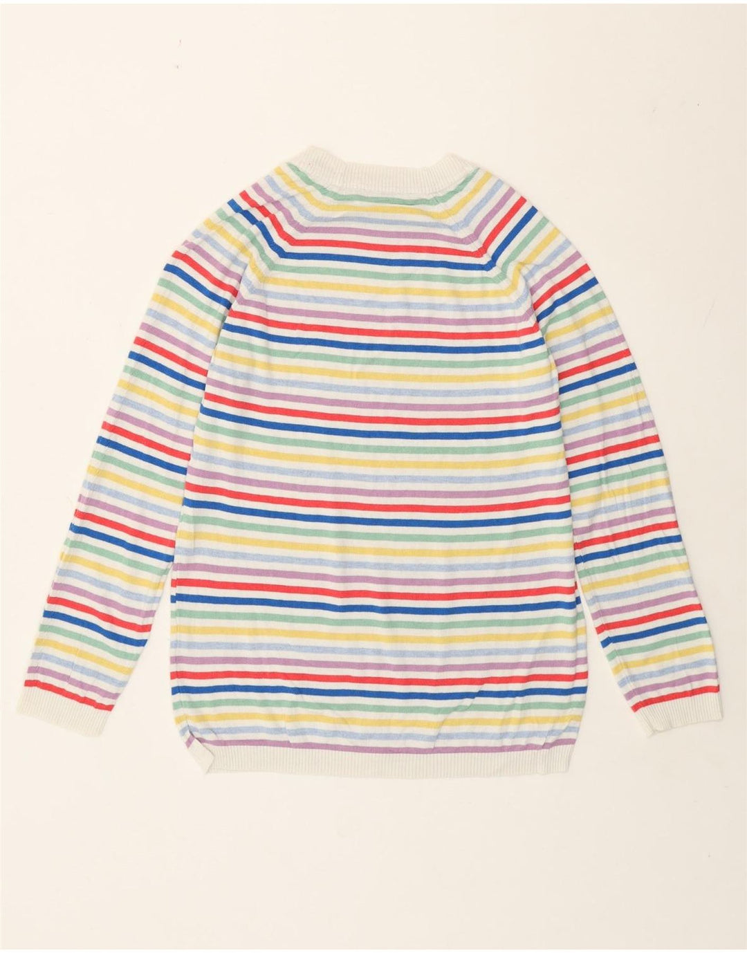 Crew Clothing Damski sweter z okrągłym dekoltem UK 10, mały, wielokolorowy