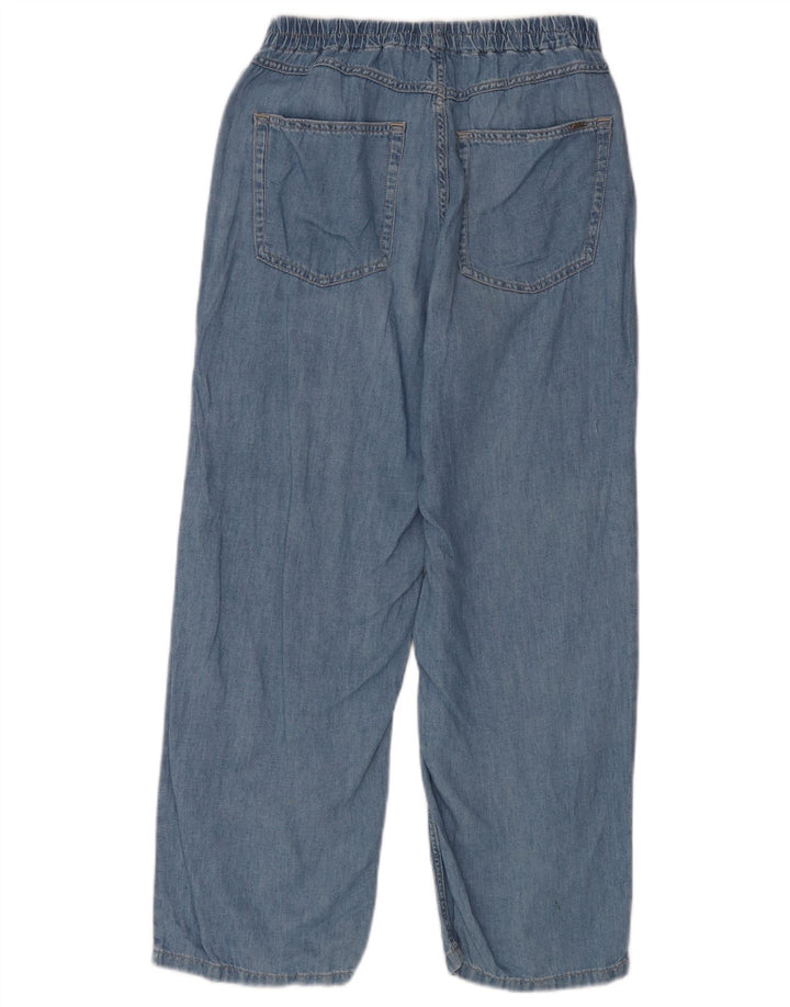 Damskie luźne dżinsy Massimo Dutti z wysokim stanem W28 L28 niebieskie