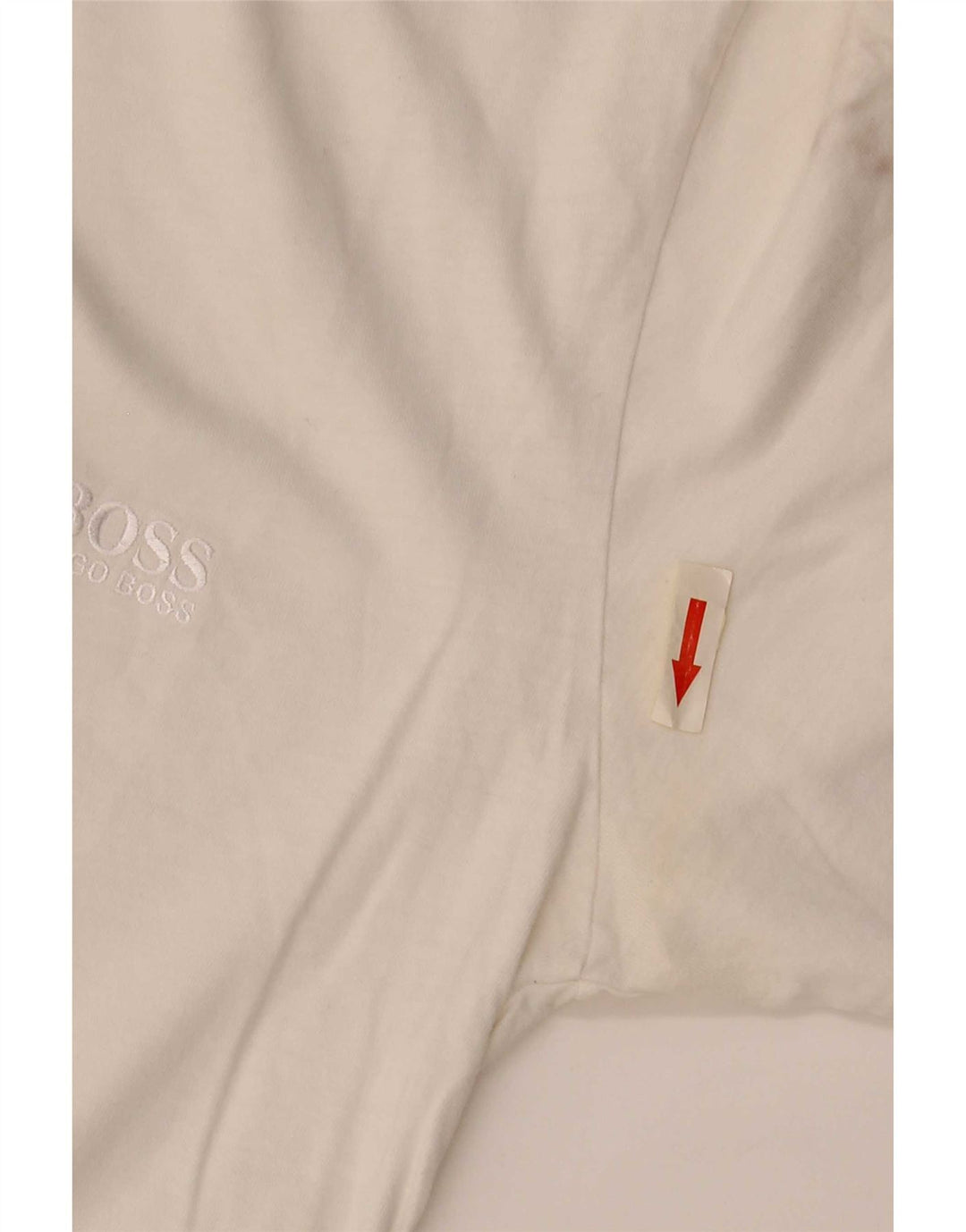 T-shirt męski Hugo Boss, mały, biały, bawełniany