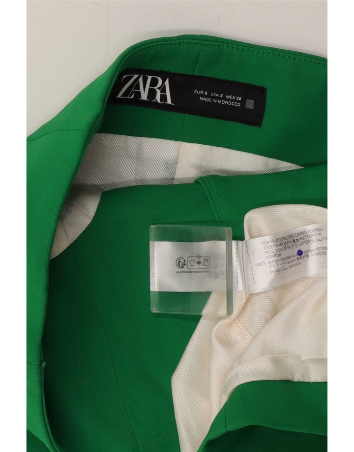 Damski top bez ramiączek Zara UK 10, mały, zielony