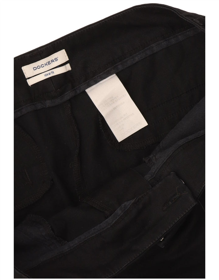 Męskie spodenki codzienne Dockers Ideal Fit W32, średnia czarna bawełna