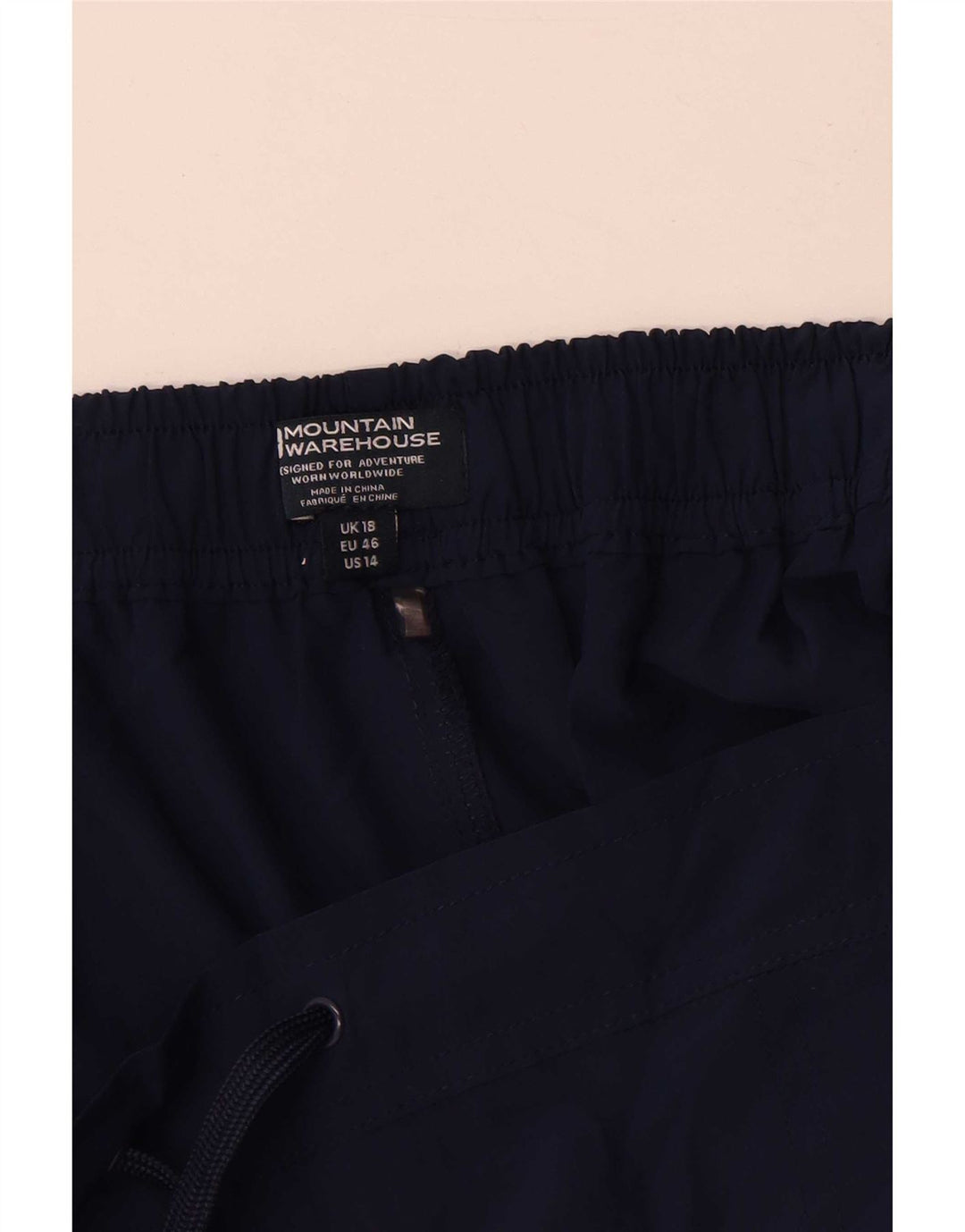 Damskie spodenki sportowe Mountain Warehouse UK 18 XL, granatowe, poliestrowe