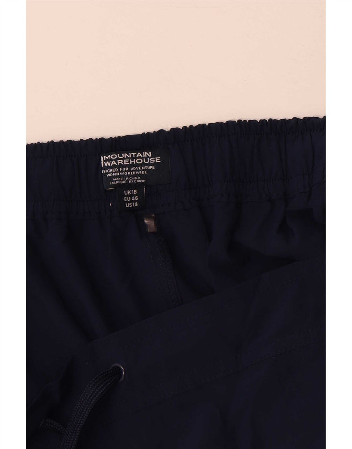 Damskie spodenki sportowe Mountain Warehouse UK 18 XL, granatowe, poliestrowe