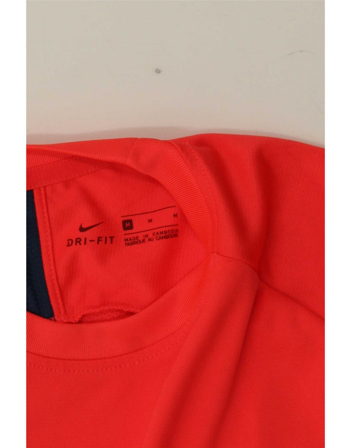 Męski T-shirt Nike Dri Fit Top w kolorze średnio czerwonym