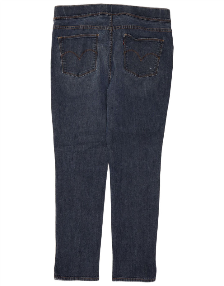 Damskie dżinsy rurki LEVI'S US 16 2XL W33 L29 Niebieskie bawełniane