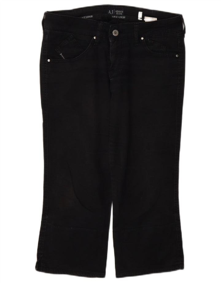Spodnie damskie Armani Capri W27 L20 Szara bawełna