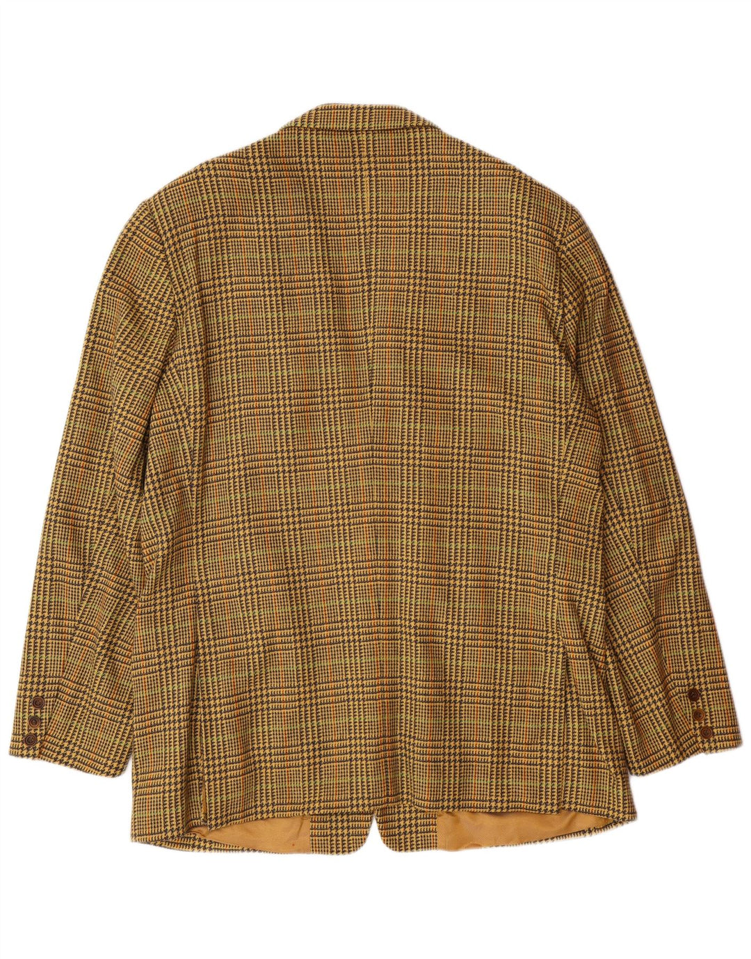 BYBLOS Męska marynarka zapinana na 3 guziki IT 54 2XL Żółta pepitka