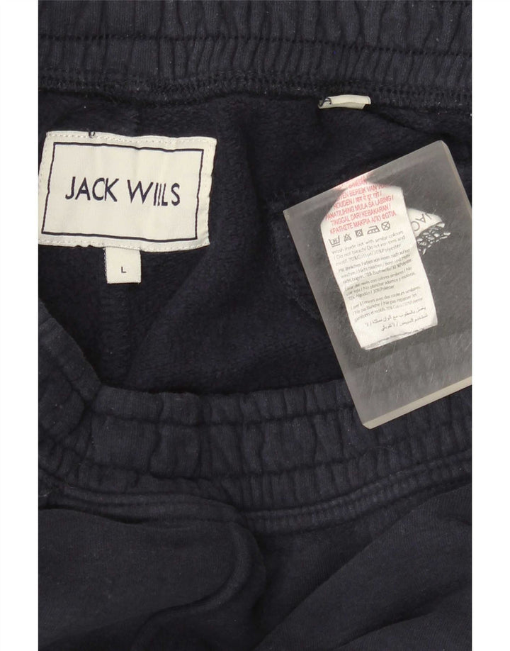 Męskie spodnie dresowe Jack Wills, duże, granatowe, bawełniane