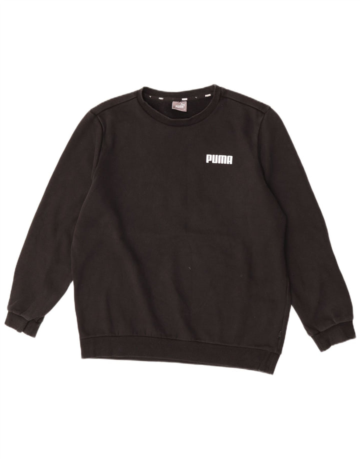Męska bluza Puma Sweter, duża, czarna, bawełniana