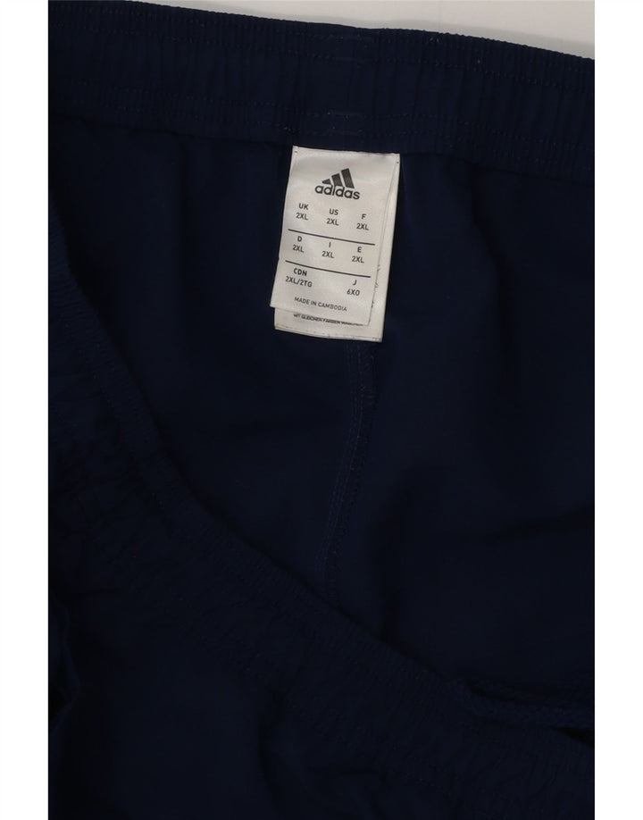 Męskie spodenki sportowe ADIDAS 2XL granatowy poliester