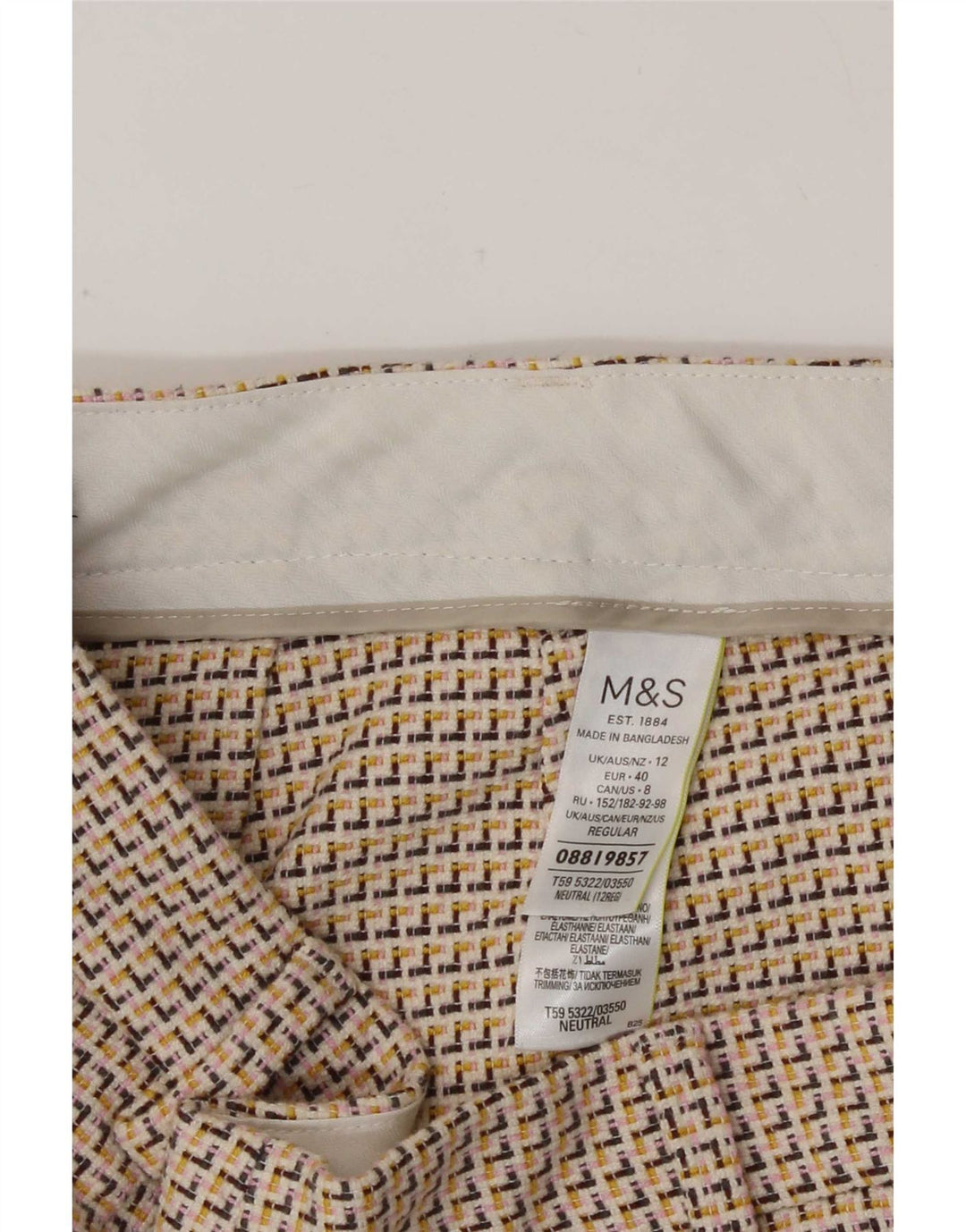Marks & Spencer Damskie krótkie spodnie UK 12 Medium W30 L
