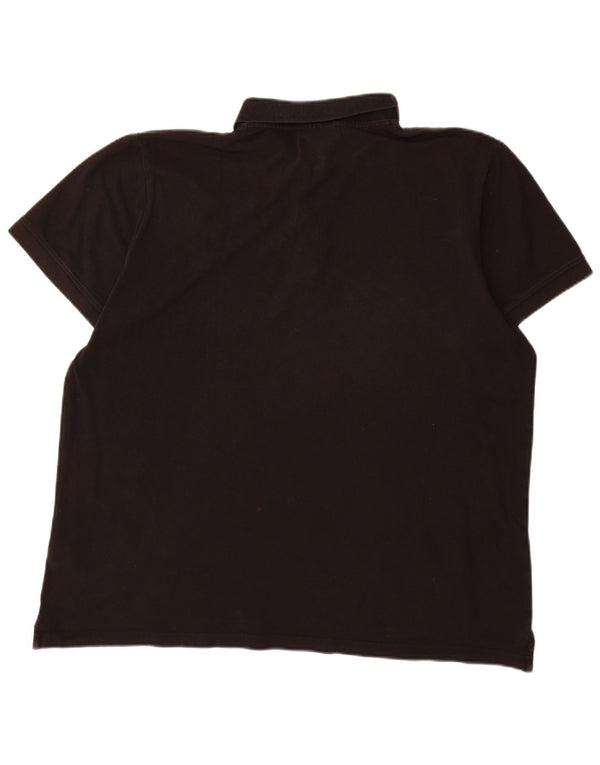 Męska koszulka polo KAPPA 2XL, czarna, bawełniana