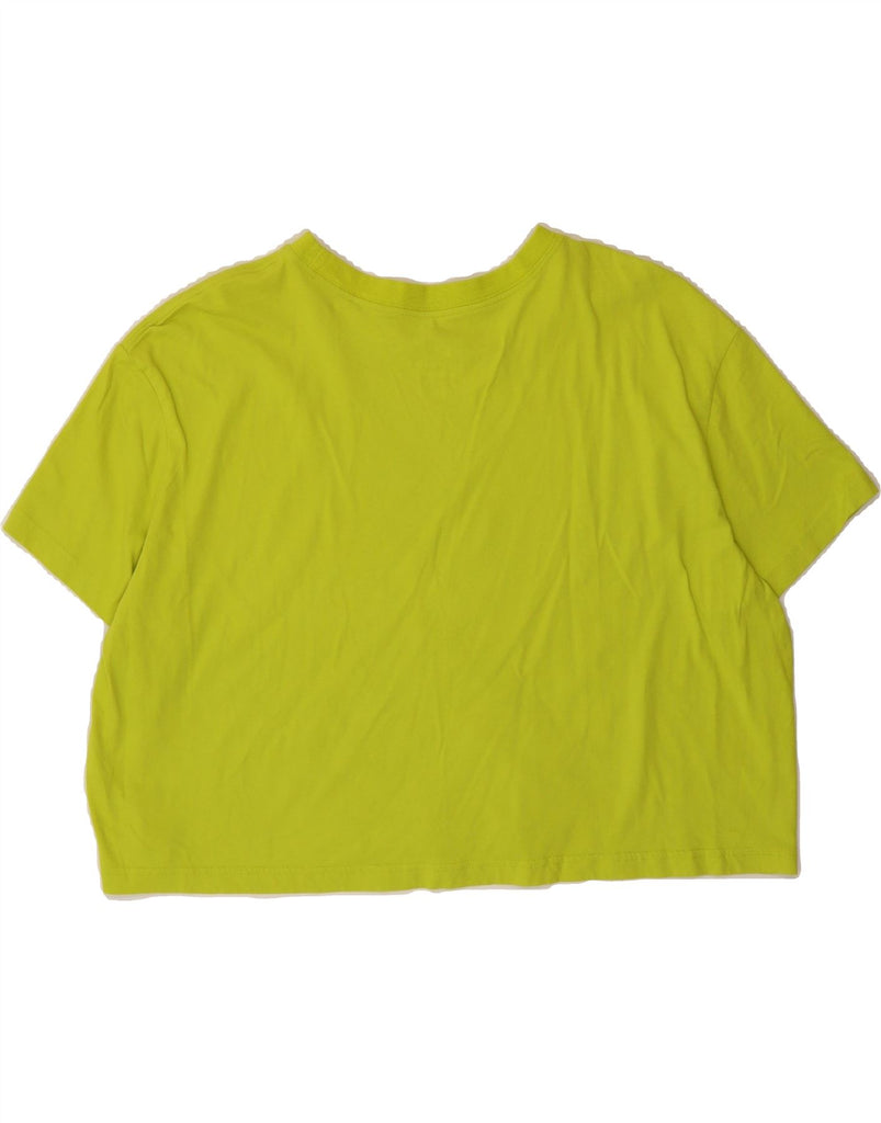 NIKE Womens Crop Loose Fit Graphic T-Shirt Top 2XL Green Cotton Vintage Nike and Second-Hand Nike from Messina Hembry 