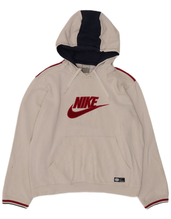 Męska bluza z kapturem Nike Graphic UK 36/38 Small White Colorblock Sports