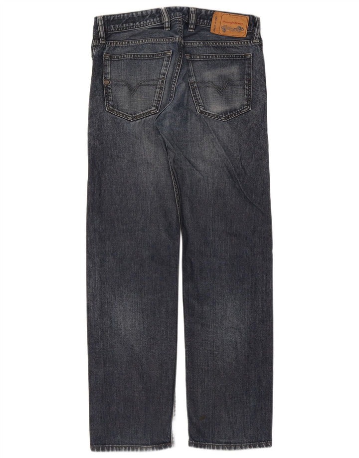 Diesel Męskie Waykee Regular Straight Jeans W29 L32 Niebieskie bawełniane