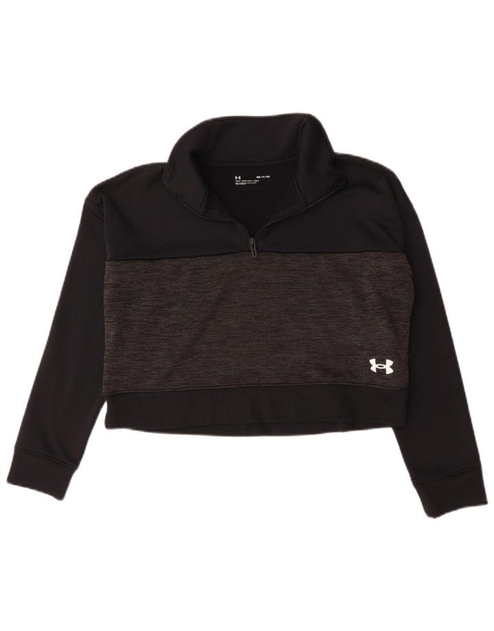 Damska bluza oversize Under Armour Crop, UK 10, mała czarna