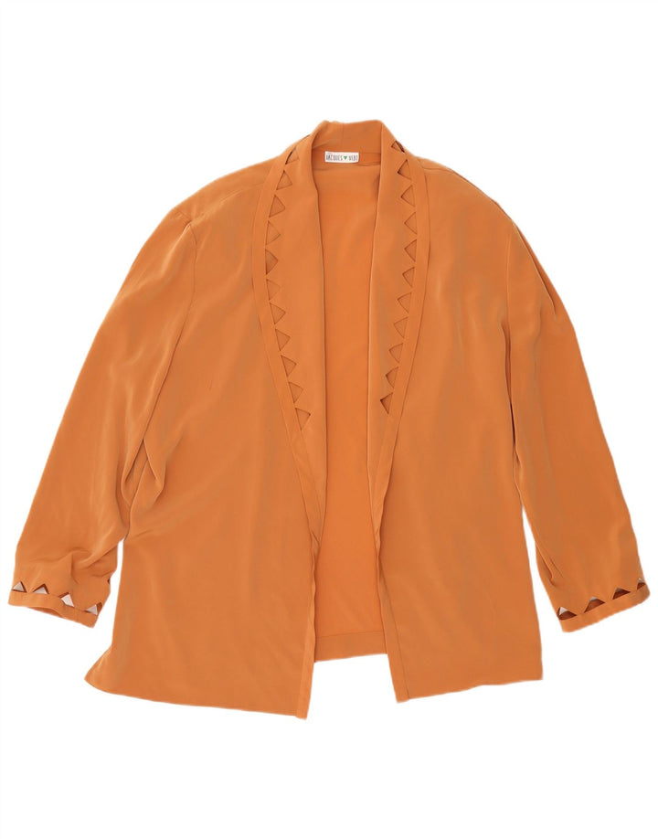 JACQUES VERT Damski sweter oversize UK 16, duży, pomarańczowy poliester